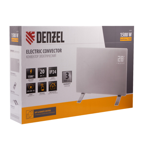 Конвектор электрический OptiPrime-1500, Wi-Fi, тачскрин, цифровой термостат, 1500 Вт Denzel по ценам производителя в Краснодаре с доставкой по всей России