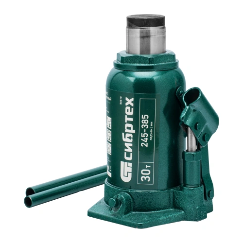Домкрат гидравлический бутылочный, 30 т, 245-385 мм Сибртех по ценам производителя в Краснодаре с доставкой по всей России