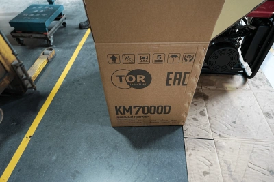 Генератор дизельный 7,0 кВт 220В с электростартером и колесами TOR KM7000D по ценам производителя в Краснодаре с доставкой по всей России