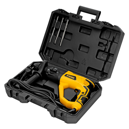 Перфоратор электрический RH-1050-26, SDS-plus, 1050 Вт, 3.2 Дж, 3 плюс 1 режим Denzel по ценам производителя в Краснодаре с доставкой по всей России