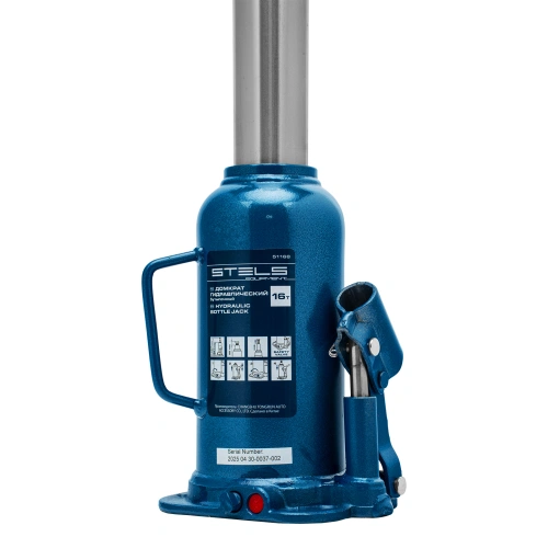 Домкрат гидравлический бутылочный, 16 т, h подъема 227-457 мм Stels по ценам производителя в Краснодаре с доставкой по всей России