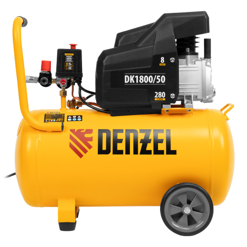 Компрессор воздушный DK1800/50, Х-PRO 1.8 кВт, 280л/мин, 50л Denzel по ценам производителя в Краснодаре с доставкой по всей России