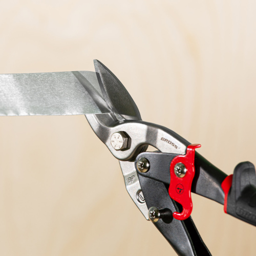 Ножницы по металлу "Piranha", 250 мм, прямой и левый рез, сталь СrMo, двухкомпонентные рукоятки Gross по ценам производителя в Краснодаре с доставкой по всей России