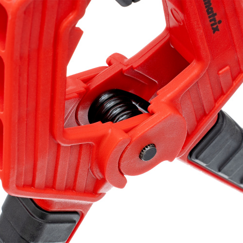 Струбцина клещеобразная 3, усиленная, пластиковый корпус, двухкомпонентные рукоятки, 75 мм Matrix по ценам производителя в Краснодаре с доставкой по всей России