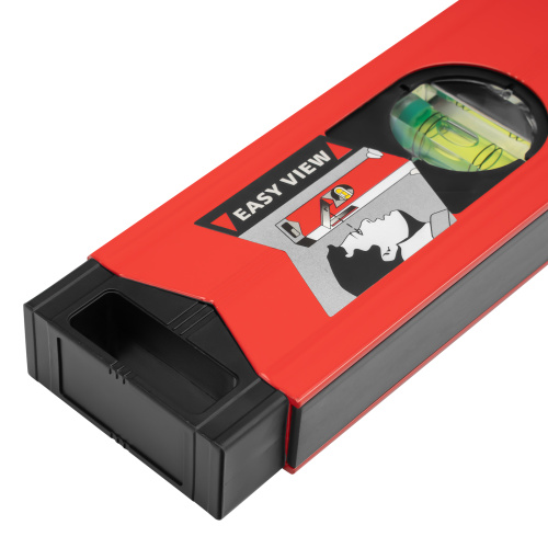 Уровень алюминиевый магнитный, 1200 мм, фрезерованный, 3 глазка (1 зеркальный) усиленный Matrix по ценам производителя в Краснодаре с доставкой по всей России