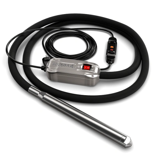 Высокочастотный глубинный вибратор со встроенным преобразователем 7 м Vektor EL 40 по ценам производителя в Краснодаре с доставкой по всей России