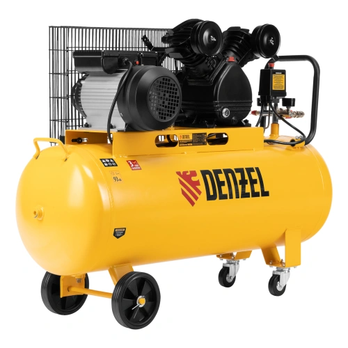 Компрессор воздушный BCV2200/100, ременный привод, 2.2 кВт, 100 литров, 370 л/мин Denzel купить в Москве с доставкой по всей России | ProtosMarket.ru