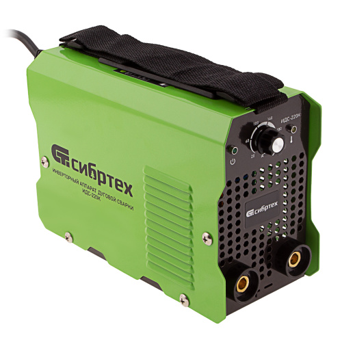 Инверторный аппарат дуговой сварки ИДС-220K, 220 А, ПВ 80%, диаметр электрода 1,6-5 мм Сибртех по ценам производителя в Краснодаре с доставкой по всей России