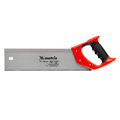 Пила по дереву обушковая для стусла, 350 мм, двухкомпонентная рукоятка Matrix по ценам производителя в Краснодаре с доставкой по всей России