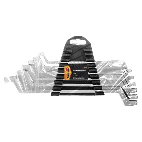 Набор ключей накидных, 6-17 мм, 6 шт, хромированные Sparta по ценам производителя в Краснодаре с доставкой по всей России