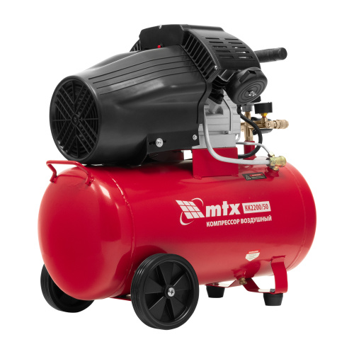 Компрессор воздушный КК-2200/50, 2,2 кВт, 350 л/мин, 50 л, прямой привод, масляный MTX по ценам производителя в Краснодаре с доставкой по всей России