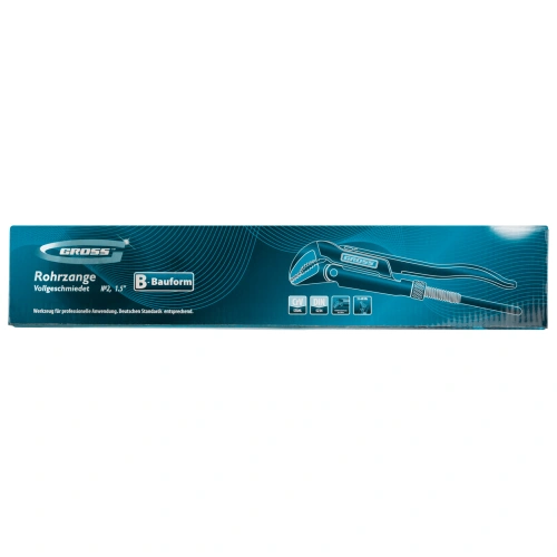 Ключ трубчатый рычажный 1.5, №2, цельнокованый, CrV, тип "B" Gross по ценам производителя в Краснодаре с доставкой по всей России