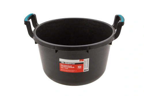 Таз круглый строительный гибкий с ручками, 30 л Matrix по ценам производителя в Краснодаре с доставкой по всей России