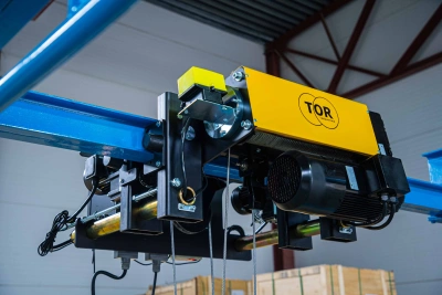 Таль передвижная двухскоростная с уменьшенной строительной высотой  3,2т  6м 4/1 380В электрическая канатная TOR SHA8 2D по ценам производителя в Краснодаре с доставкой по всей России