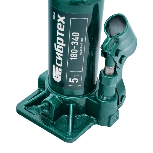 Домкрат гидравлический бутылочный, 5 т, 180-340 мм, в пласт. кейсе Сибртех по ценам производителя в Краснодаре с доставкой по всей России