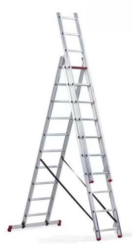 Лестница 3-х секционная алюминиевая 3*10 по ценам производителя в Краснодаре с доставкой по всей России