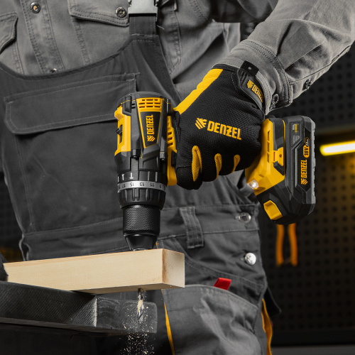 Дрель-шуруповерт аккумуляторная ударная бесщет CIDB-IB-18-02, Li-Ion, 18 В, 2 акк. Denzel по ценам производителя в Краснодаре с доставкой по всей России