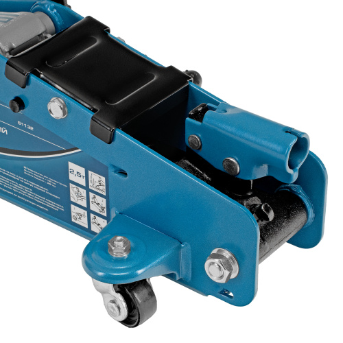 Домкрат гидравлический подкатной с фиксатором, 2.5 т, Safety Pin, 140-385 мм, в кейсе Stels по ценам производителя в Краснодаре с доставкой по всей России