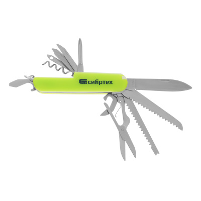 Нож многофункциональный, компактный размер, 15 функций, 90 мм Сибртех по ценам производителя в Краснодаре с доставкой по всей России
