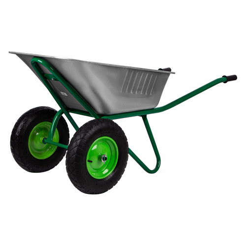 Тачка садово-строительная, 2-х колесная, усиленная, грузоподъемность 320 кг, объем 100 л по ценам производителя в Краснодаре с доставкой по всей России