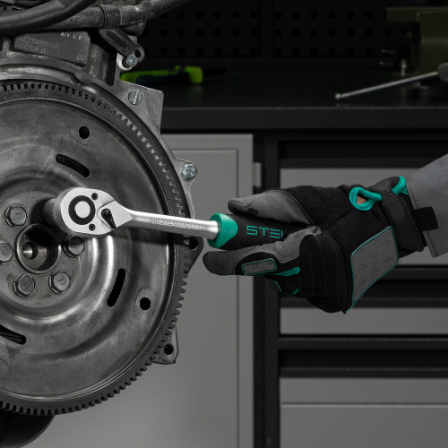 Набор инструментов, 1/2", 1/4", CrV, пластиковый кейс 76 предметов Stels по ценам производителя в Краснодаре с доставкой по всей России