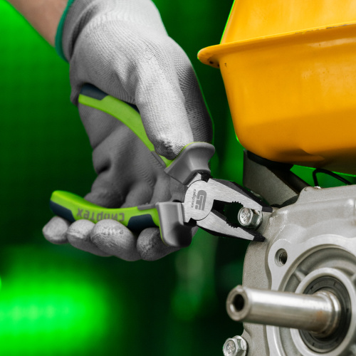 Плоскогубцы комбинированные, 160 мм, фосфатирование, трехкомпонентные рукоятки Сибртех по ценам производителя в Краснодаре с доставкой по всей России