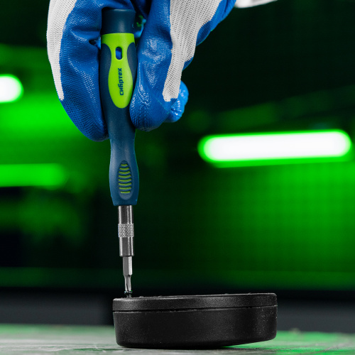 Отвертки реверсивные с набором бит и торцевыми головками, 41 шт, CrV Сибртех по ценам производителя в Краснодаре с доставкой по всей России