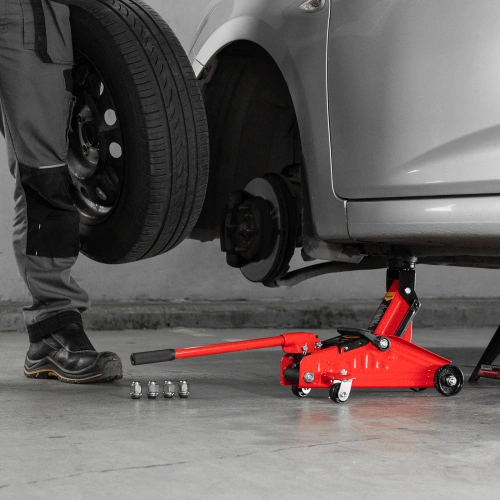 Домкрат гидравлический подкатной, 2 т, h подъема 140-285 мм, в пластиковом кейсе, compact Sparta по ценам производителя в Краснодаре с доставкой по всей России