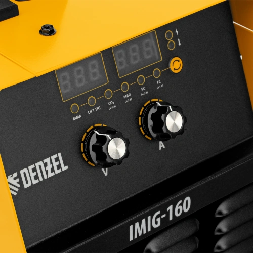 Аппарат инвертор. полуавтомат. cварки IMIG-160 Synergy, 160 А, ПВ 60%, катушка 5 кг Denzel по ценам производителя в Краснодаре с доставкой по всей России