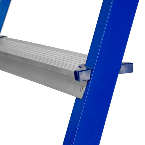 Стремянка, 9 ступеней, стальной профиль, алюминиевые ступени Сибртех по ценам производителя в Краснодаре с доставкой по всей России