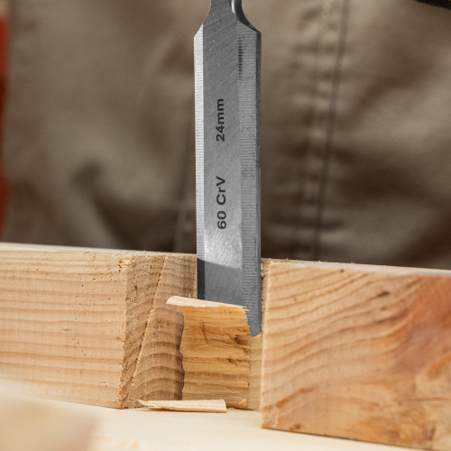 Набор долот-стамесок плоских "Тигровый глаз", 4 шт, 6-12-18-24 мм Matrix по ценам производителя в Краснодаре с доставкой по всей России