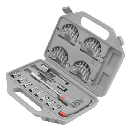 Отвертка с Т-образной эргономичной ручкой и набором насадок, 36 шт, CrV, пластиковый бокс Matrix по ценам производителя в Краснодаре с доставкой по всей России