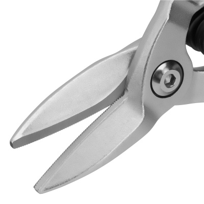 Ножницы по металлу, 270 мм, прямой рез, сталь-CrMo, трехкомпонентные рукоятки Denzel по ценам производителя в Краснодаре с доставкой по всей России