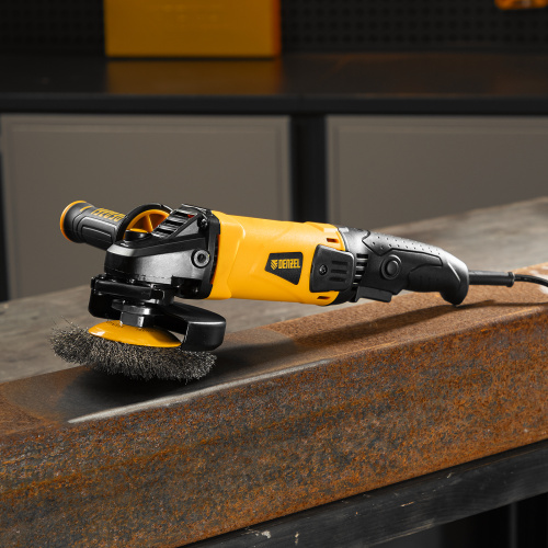 Машина шлифовальная угловая AG125-1100A, 1100 Вт, 125 мм, 3000-11000 об/мин Denzel по ценам производителя в Краснодаре с доставкой по всей России