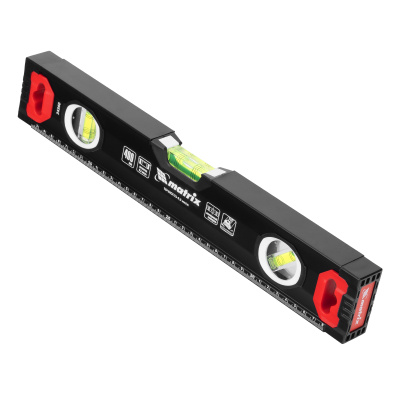 Уровень алюминиевый, усиленный, фрезерованный, 3 глазка, 400 мм Matrix по ценам производителя в Краснодаре с доставкой по всей России