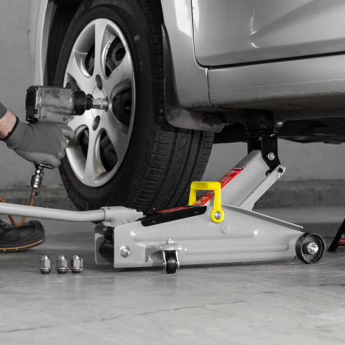 Домкрат гидравлический подкатной, 2 т, высота подъема 135-355 мм Matrix по ценам производителя в Краснодаре с доставкой по всей России