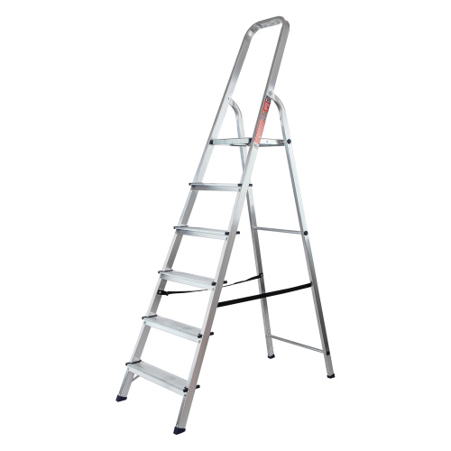 Стремянка усиленная, 6 ступеней, алюминиевая, MTX по ценам производителя в Краснодаре с доставкой по всей России