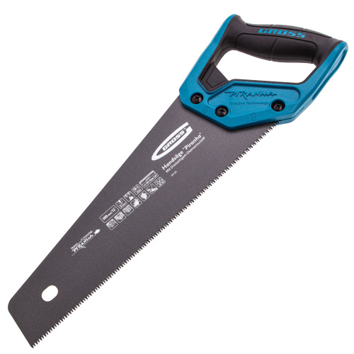 Ножовка по дереву "PIRANHA", 300 мм, 11 TPI, 3D-зуб, тефлоновое покрытие полотна, двухкомпонентная рукоятка Gross по ценам производителя в Краснодаре с доставкой по всей России