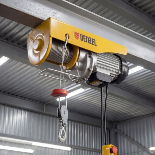 Тельфер электрический TF-1200,1.2 т, 1800 Вт, высота 12 м, 8 м/мин Denzel по ценам производителя в Краснодаре с доставкой по всей России