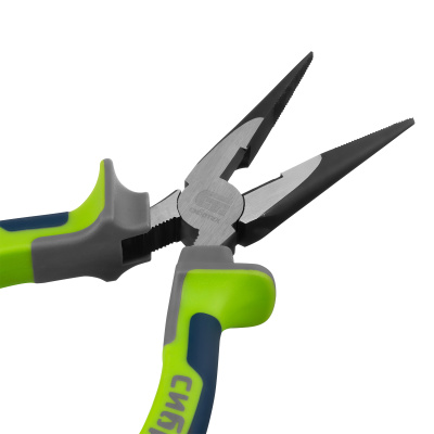 Длинногубцы прямые 160 мм, фосфатирование, трехкомпонентные рукоятки Сибртех по ценам производителя в Краснодаре с доставкой по всей России