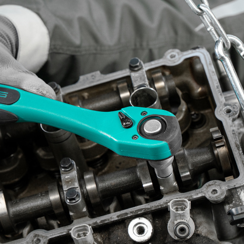 Ключ-трещотка 1/2", CrV, 72 зуба, с быстрым сбросом Stels по ценам производителя в Краснодаре с доставкой по всей России