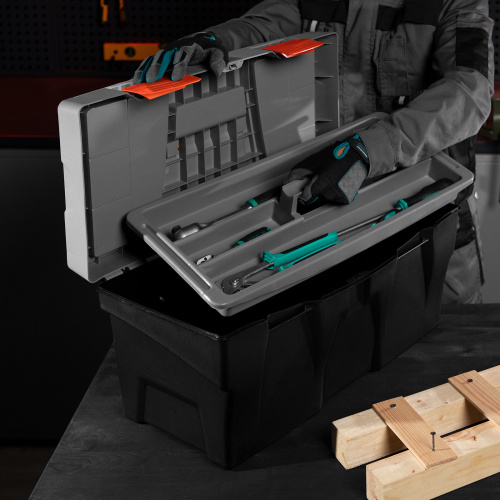 Ящик для инструмента 23", 590х300х300 мм, пластик Россия// Stels по ценам производителя в Краснодаре с доставкой по всей России