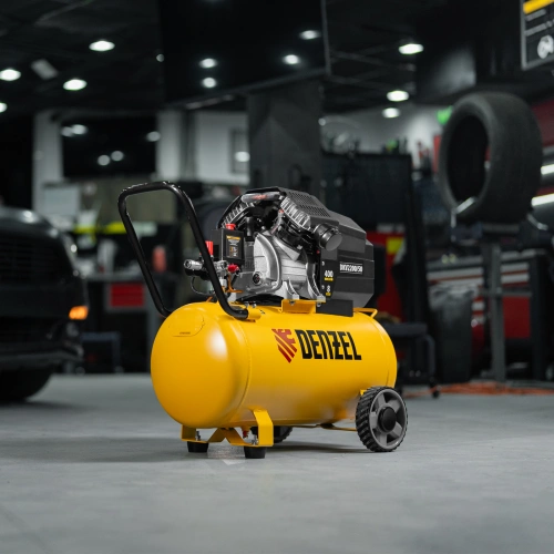 Компрессор воздушный DKV2200/50, Х-PRO 2.2 кВт, 400 л/мин, 50 л Denzel по ценам производителя в Краснодаре с доставкой по всей России