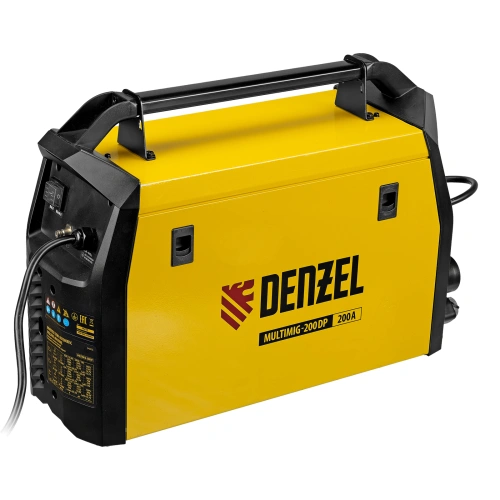 Аппарат инвертор. полуавтомат. сварки MultiMIG-200DP Synergy Double Pulse, 200 А, ПВ 80% Denzel по ценам производителя в Краснодаре с доставкой по всей России