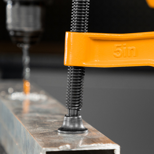 Струбцина G-образная, усиленная, 125 мм Denzel по ценам производителя в Краснодаре с доставкой по всей России