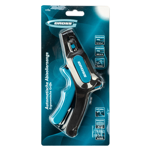 Щипцы для зачистки электропроводов 0.2-6 мм2 (10-24 AWG) лезвие: нержавеющая сталь Gross по ценам производителя в Краснодаре с доставкой по всей России