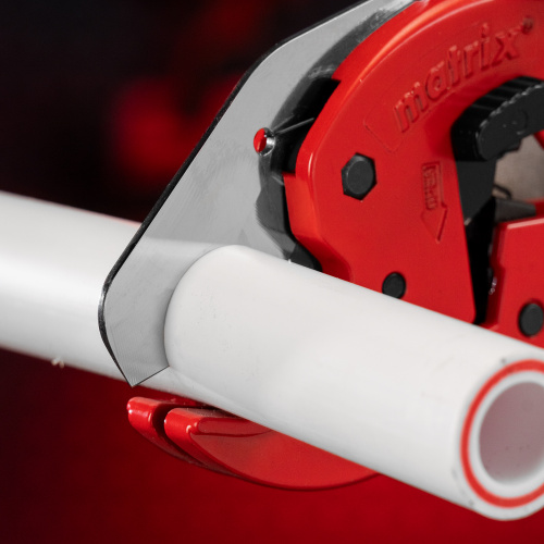 Ножницы для резки изделий из ПВХ, D до 42 мм, обрезиненная опорная рукоятка, порошковое покрытие рукояток Matrix по ценам производителя в Краснодаре с доставкой по всей России