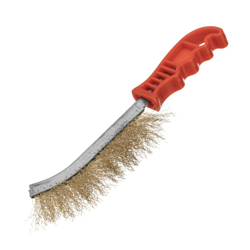 Щетка металлическая латунированная, пластиковая ручка Matrix по ценам производителя в Краснодаре с доставкой по всей России