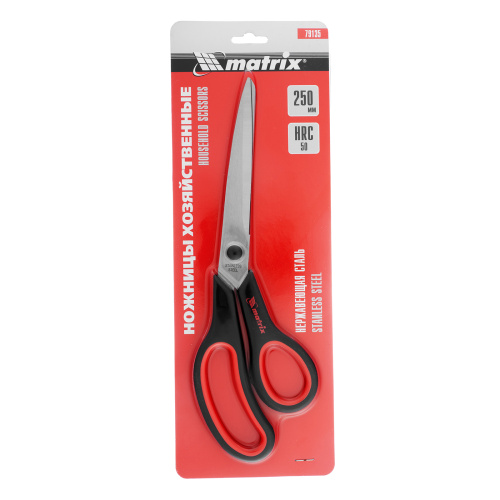 Ножницы хозяйственные, 250 мм, двухкомпонентные рукоятки Matrix по ценам производителя в Краснодаре с доставкой по всей России