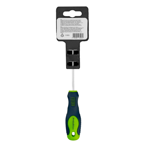 Отвертка, PH0 х 80 мм, CrV, двухкомпонентная рукоятка Сибртех по ценам производителя в Краснодаре с доставкой по всей России